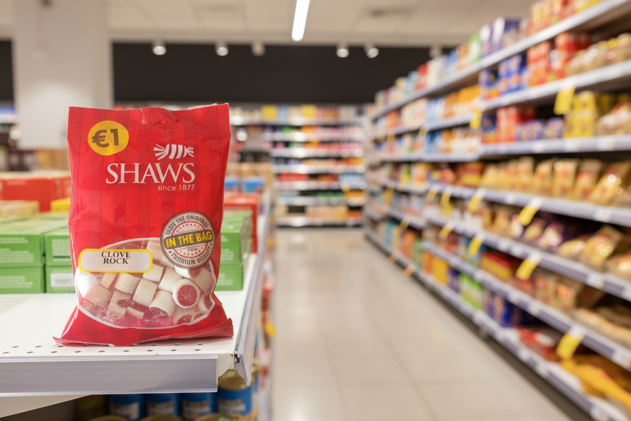 24 x Shaws Clove Rock 100Gm