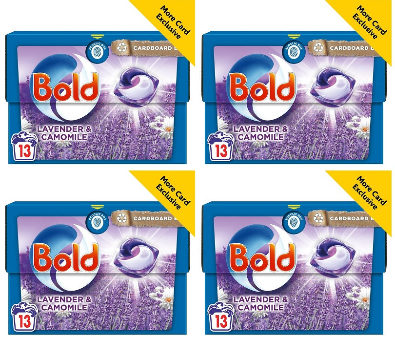 4 x Bold All-In-1 Pods Lavender And Camomile 13W