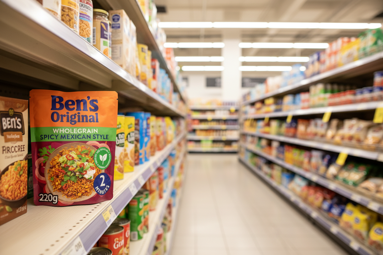 6 x Ben's Original Wholegrain Spicy Mexican Microwave Rice 220G