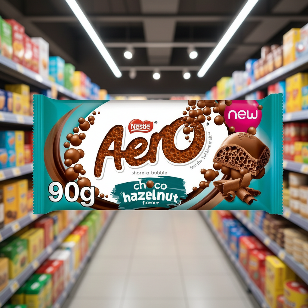 15 x Aero Hazelnut Flavour Choco 90G
