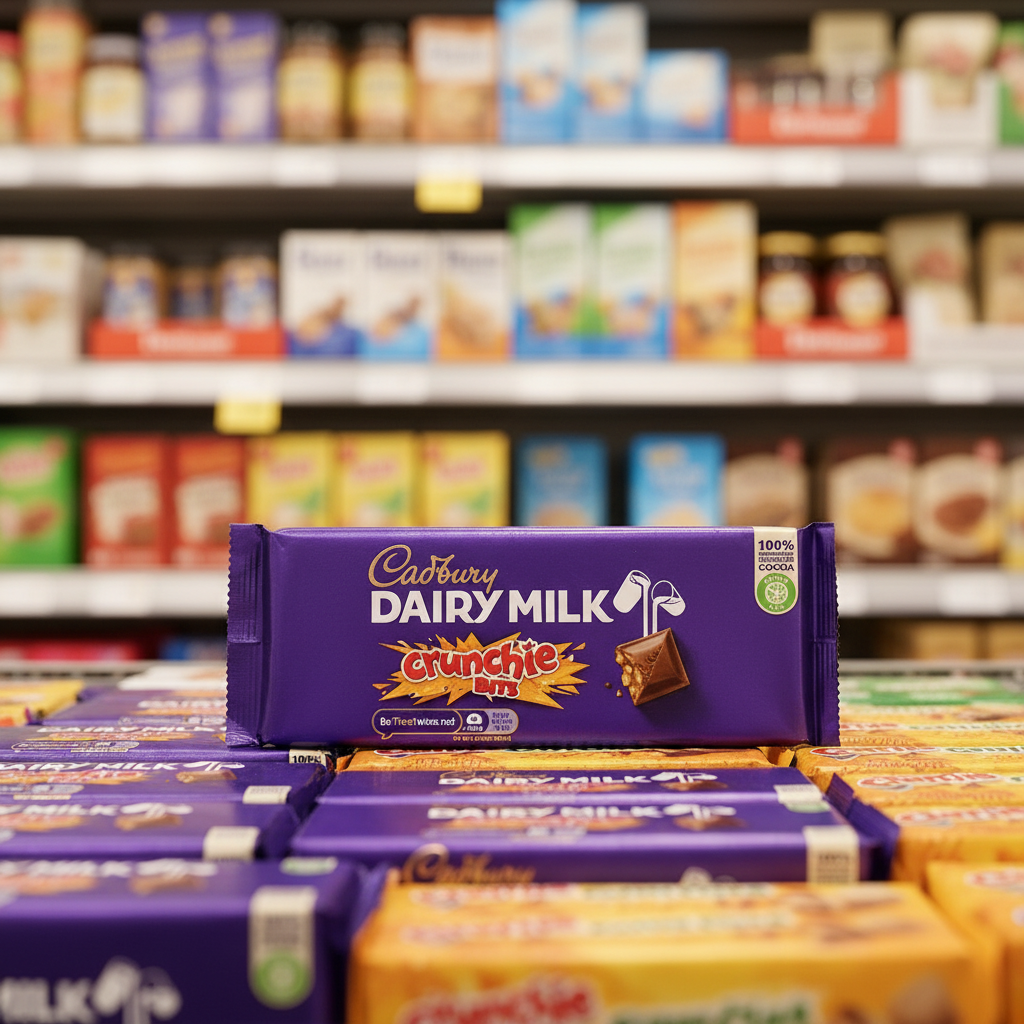 16 X Cadbury Crunchie Large Bar 180GM