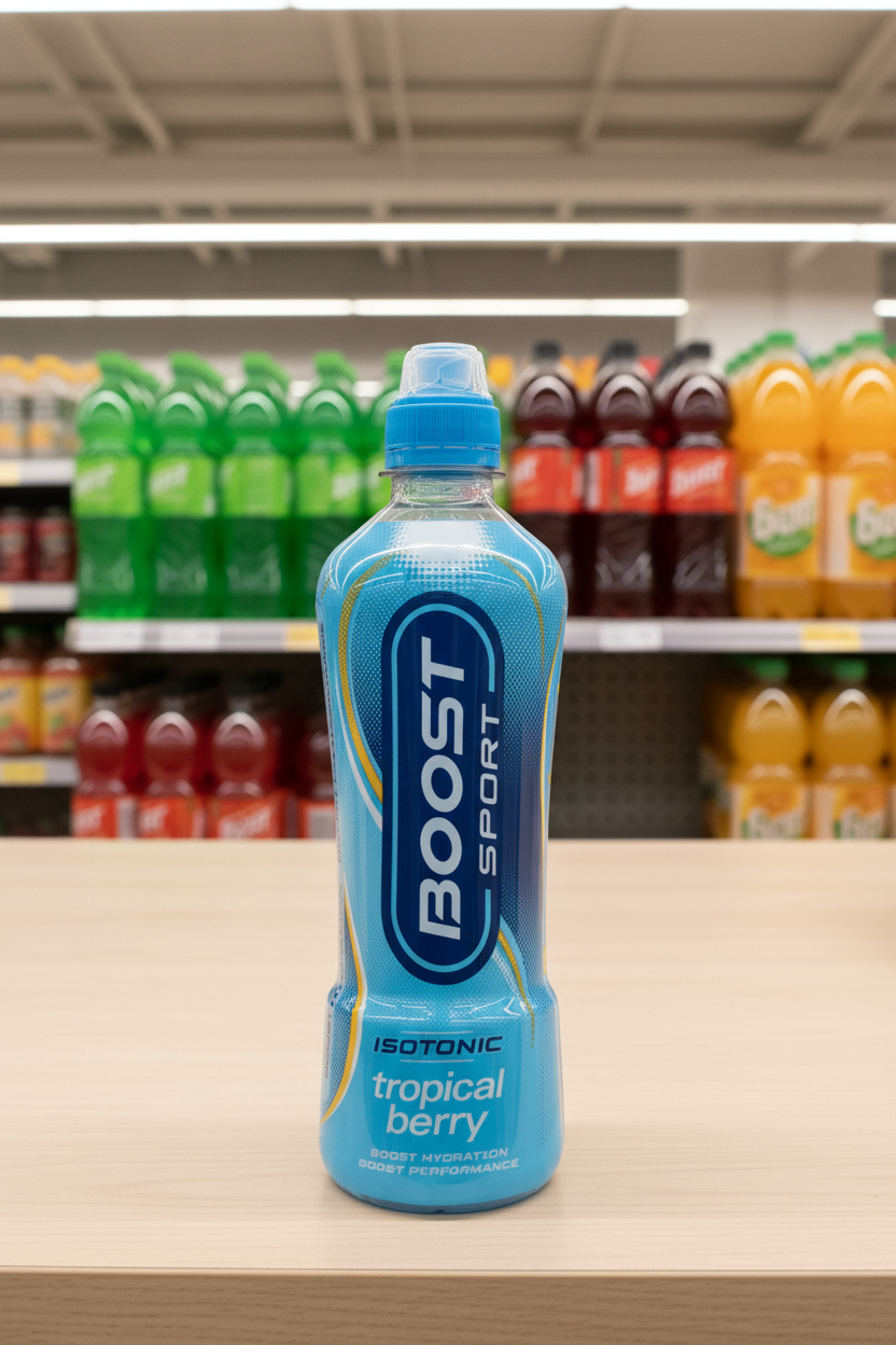 12 x Boost Sport Isotonic Tropical Berry 500Ml
