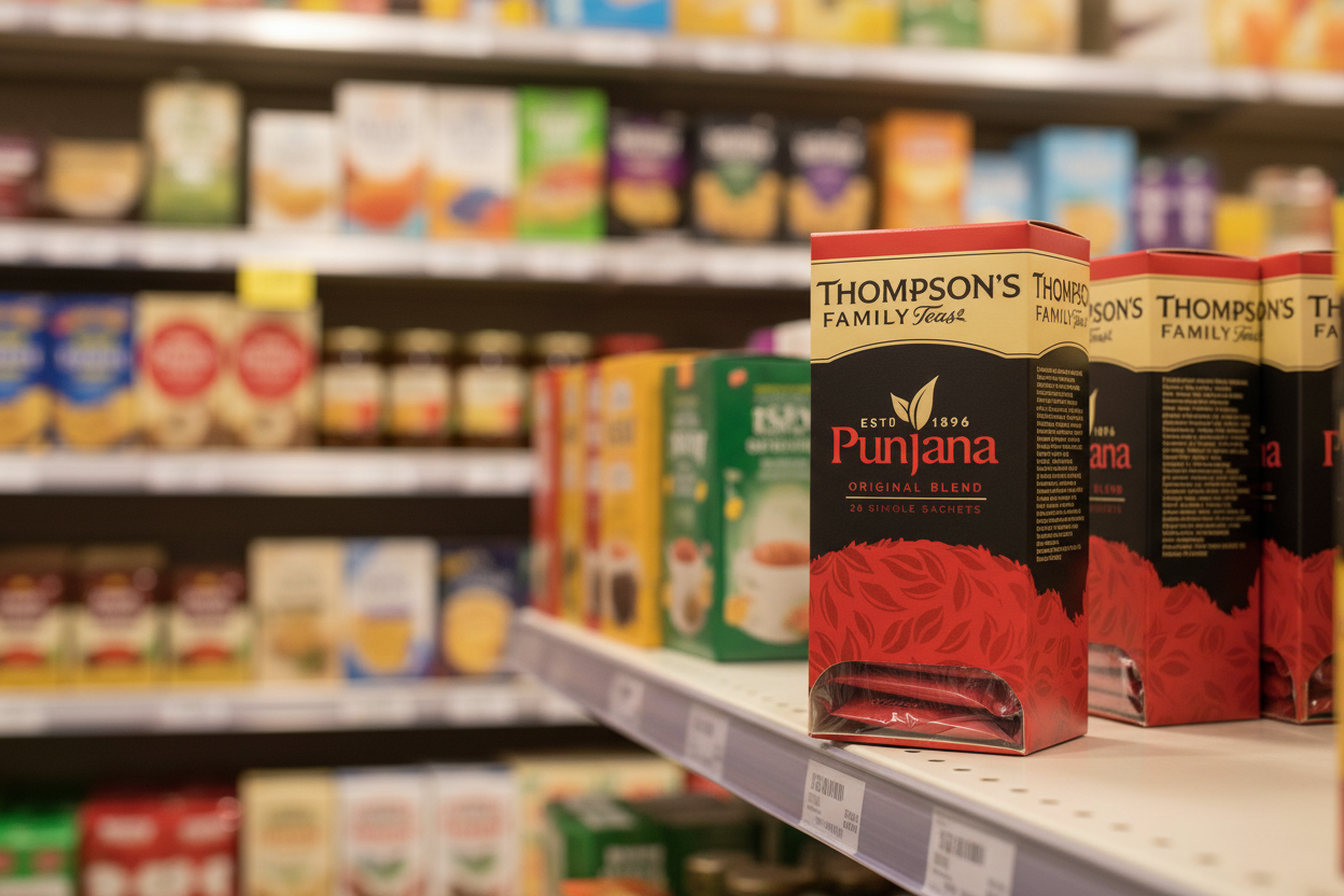 Thompsons Punjana String & Tag Teabags 25'