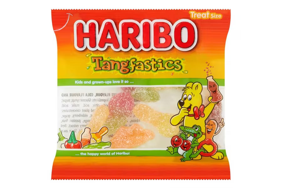 100 x Haribo Tangfastics Bag 16G