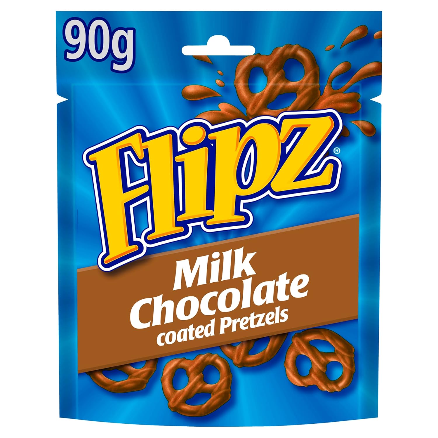 Flipz Milk Chocolate Pretzels - 90g