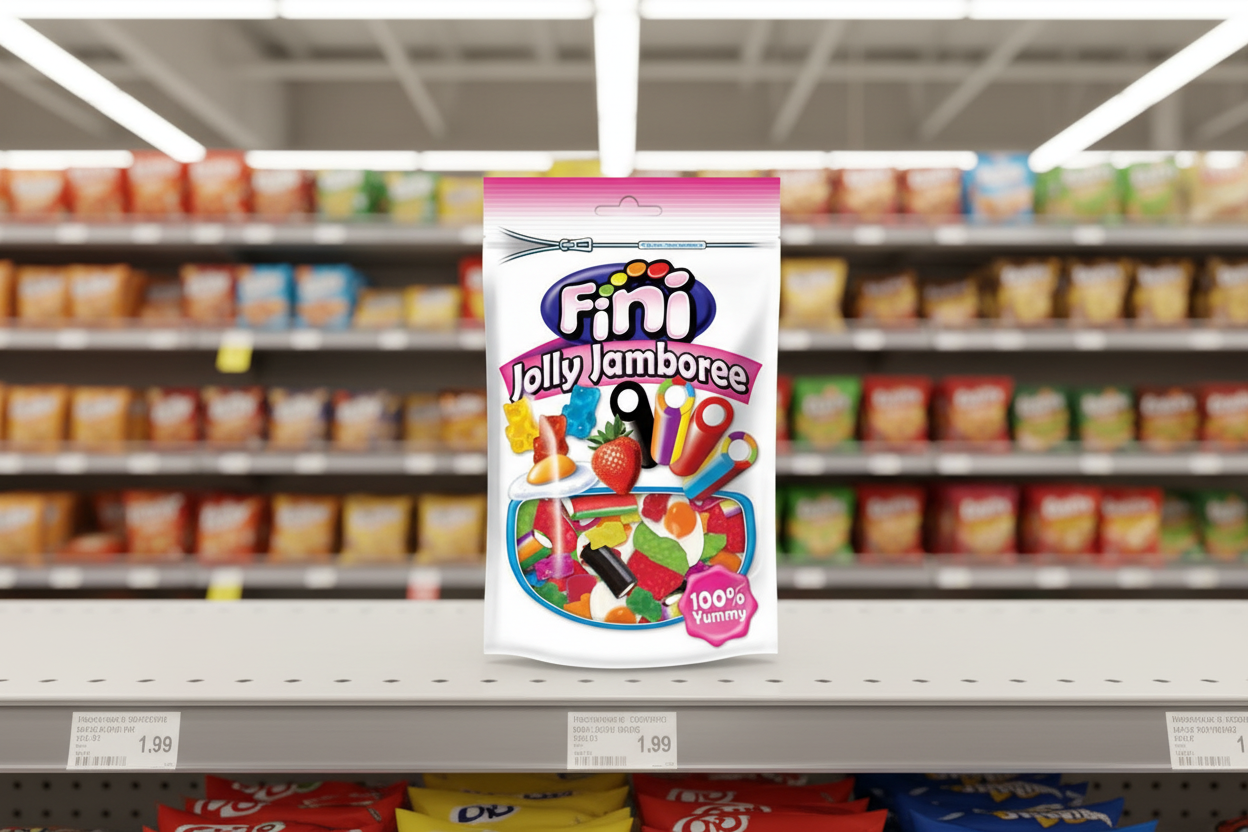 16 x Fini Jolly Jamboree Pouch 150Gm