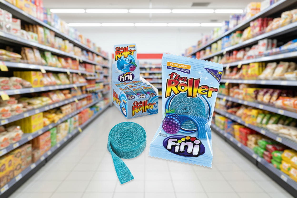 40 x Fini Raspberry Roller 20Gm