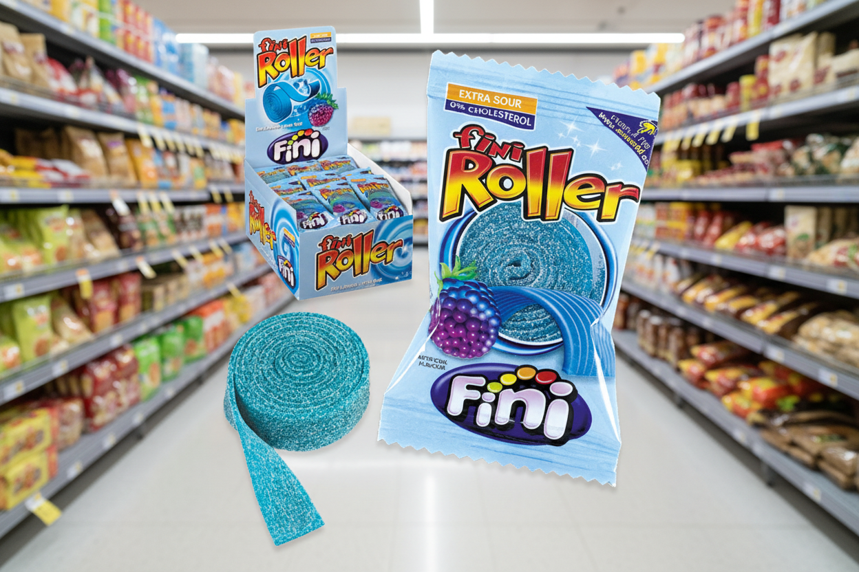 40 x Fini Raspberry Roller 20Gm