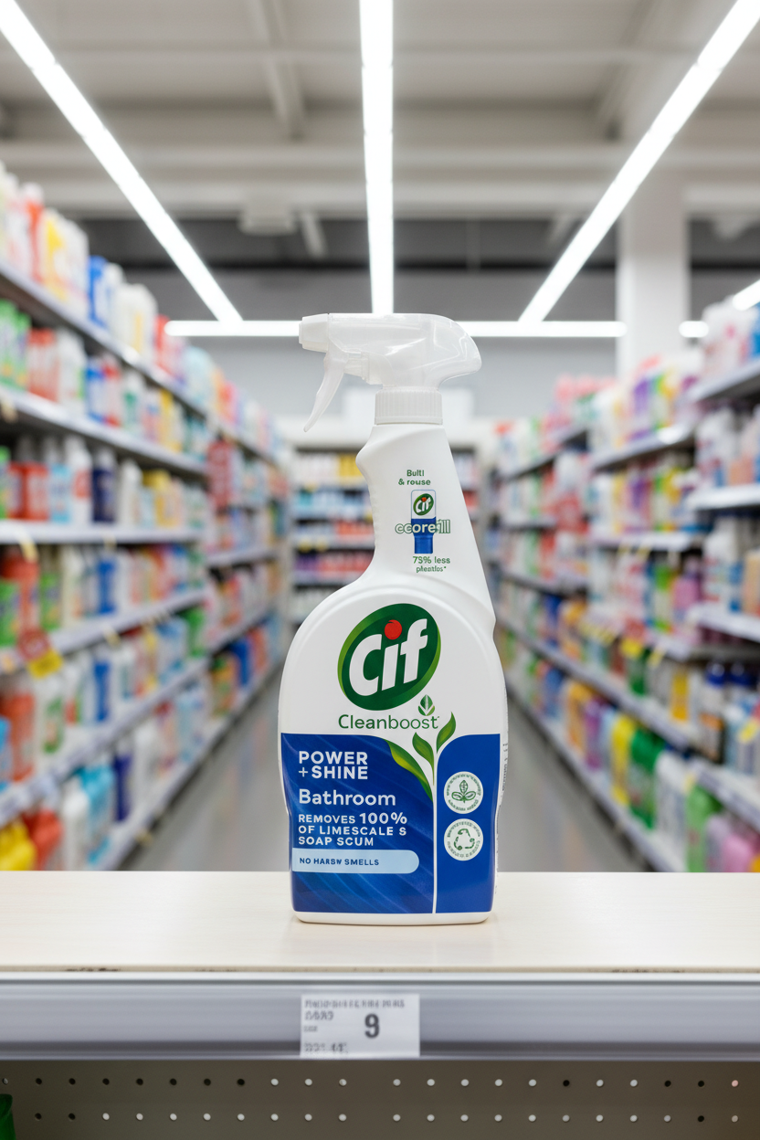 6 X Cif Power & Shine Bathroom  700ML