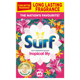 4 x Surf Powder Tropical 45 Wash - 2.25KG
