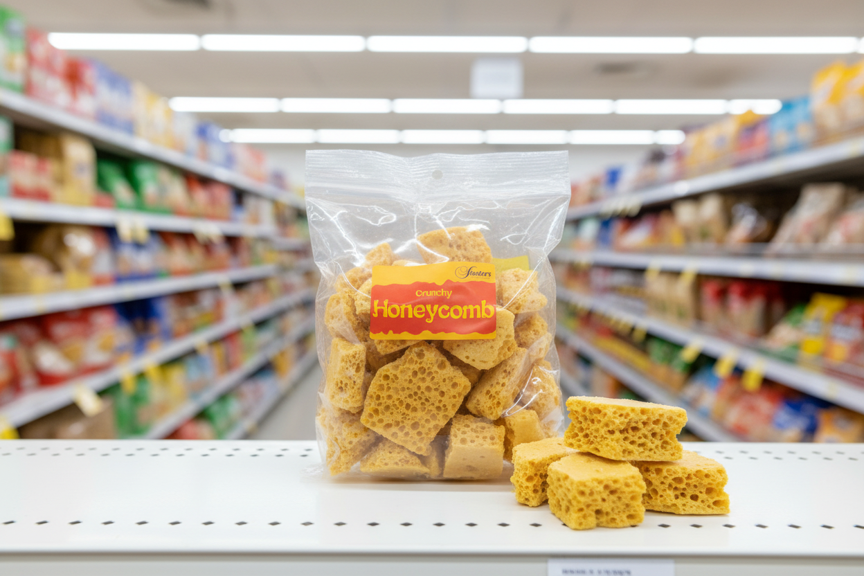 16 x Fosters Crunchy Honeycomb Bags 80Gm