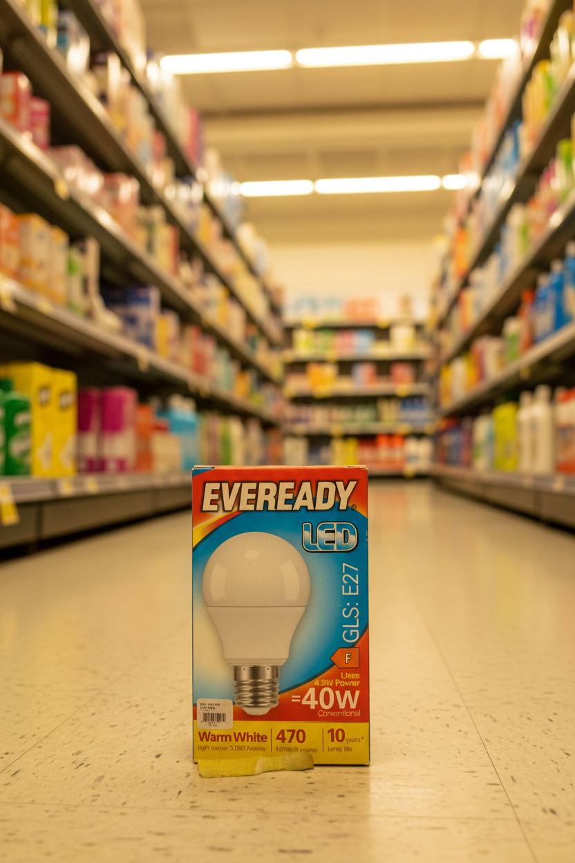 5 x Eveready Led Bulb Cool White Ses 4.9W - Single