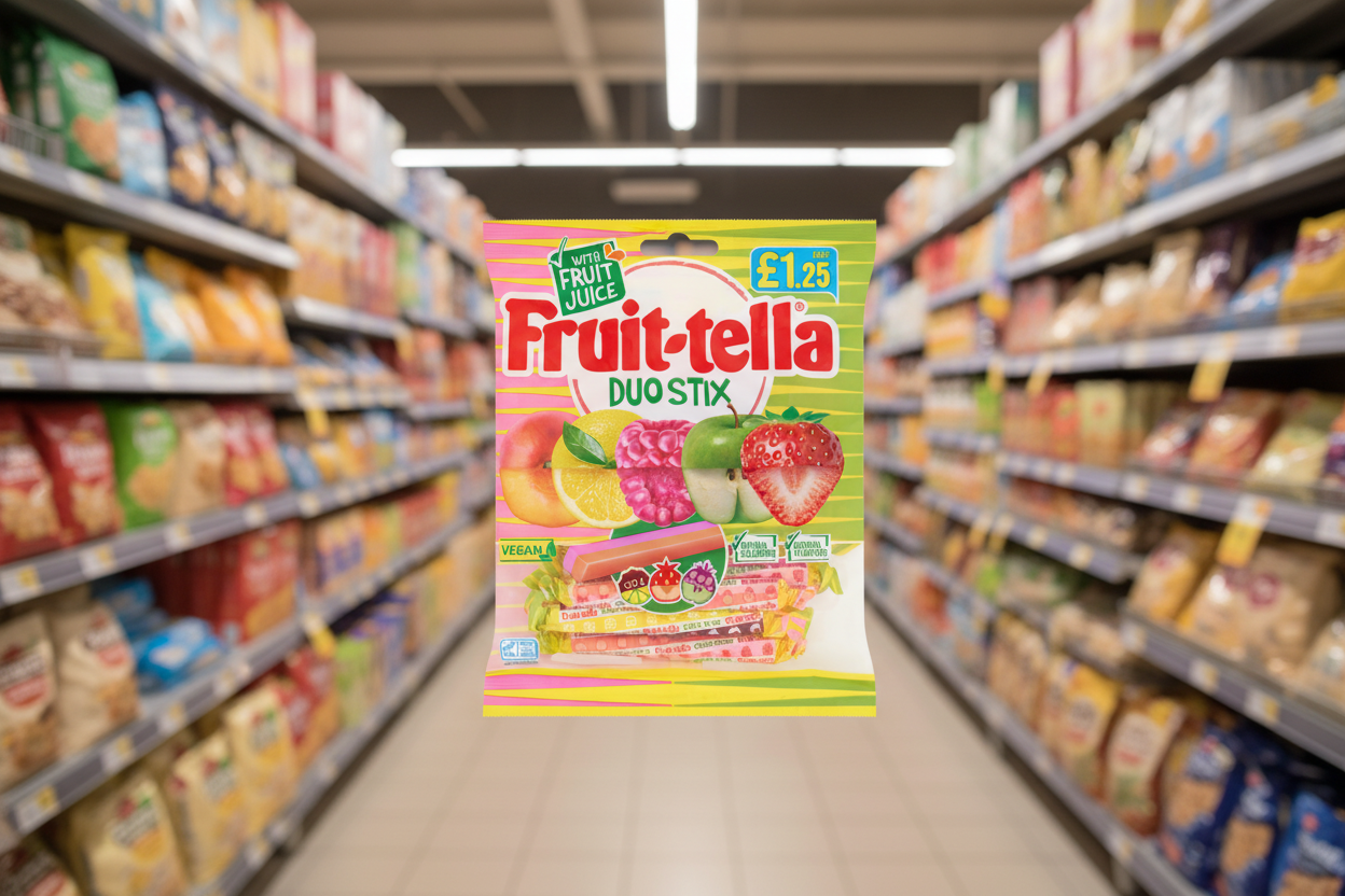 12 X Fruitella Duo Stix Bag 135G