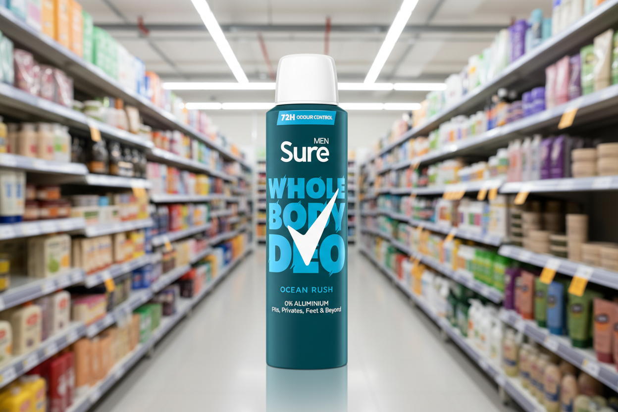 6 x Sure Men Whole Body Ocean Rush - 150ML