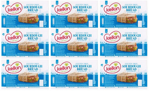 9 x Kelkin Gluten Free Sourdough Bread 200G