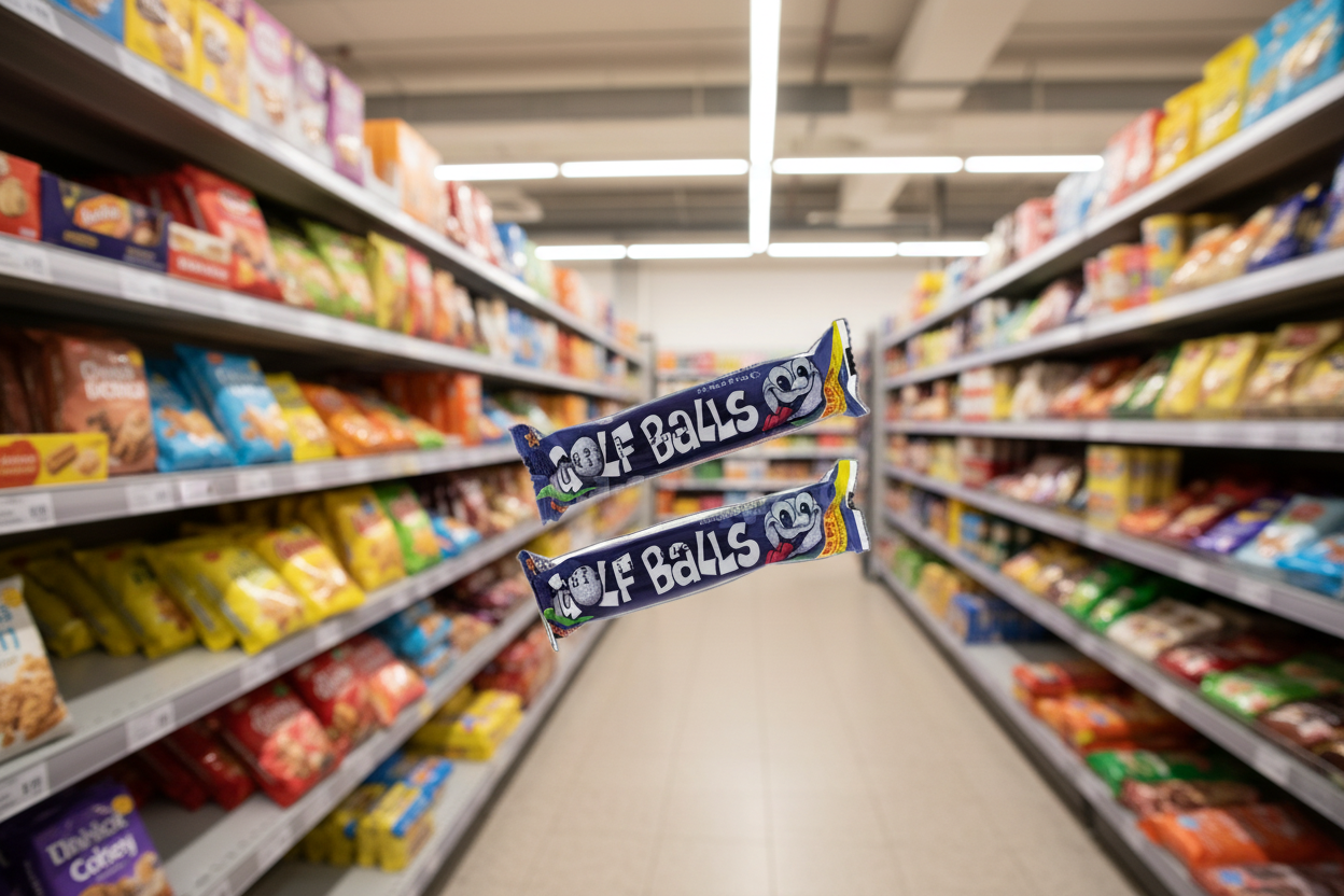 180 x Zed Candy 180 Golf Balls Delicious Minty Flavoured Bubble Gum 990G