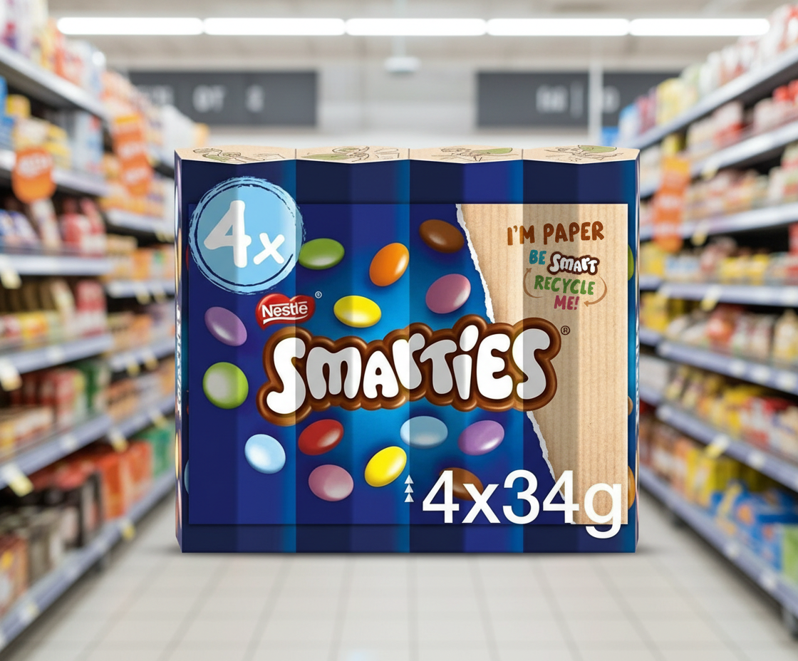 12 x Smarties  4 X 34G (136G)