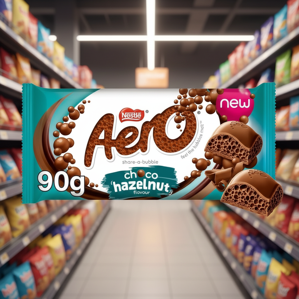 15 x Aero Hazelnut Block - 90GM