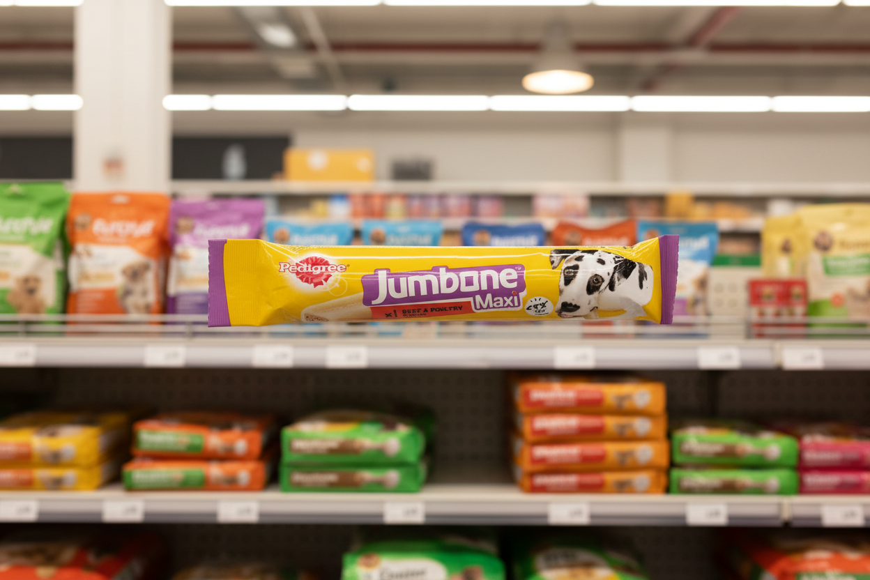 12 x Pedigree Jumbone Adult Medium Dog Treat Beef & Poultry 2 Chews 180G