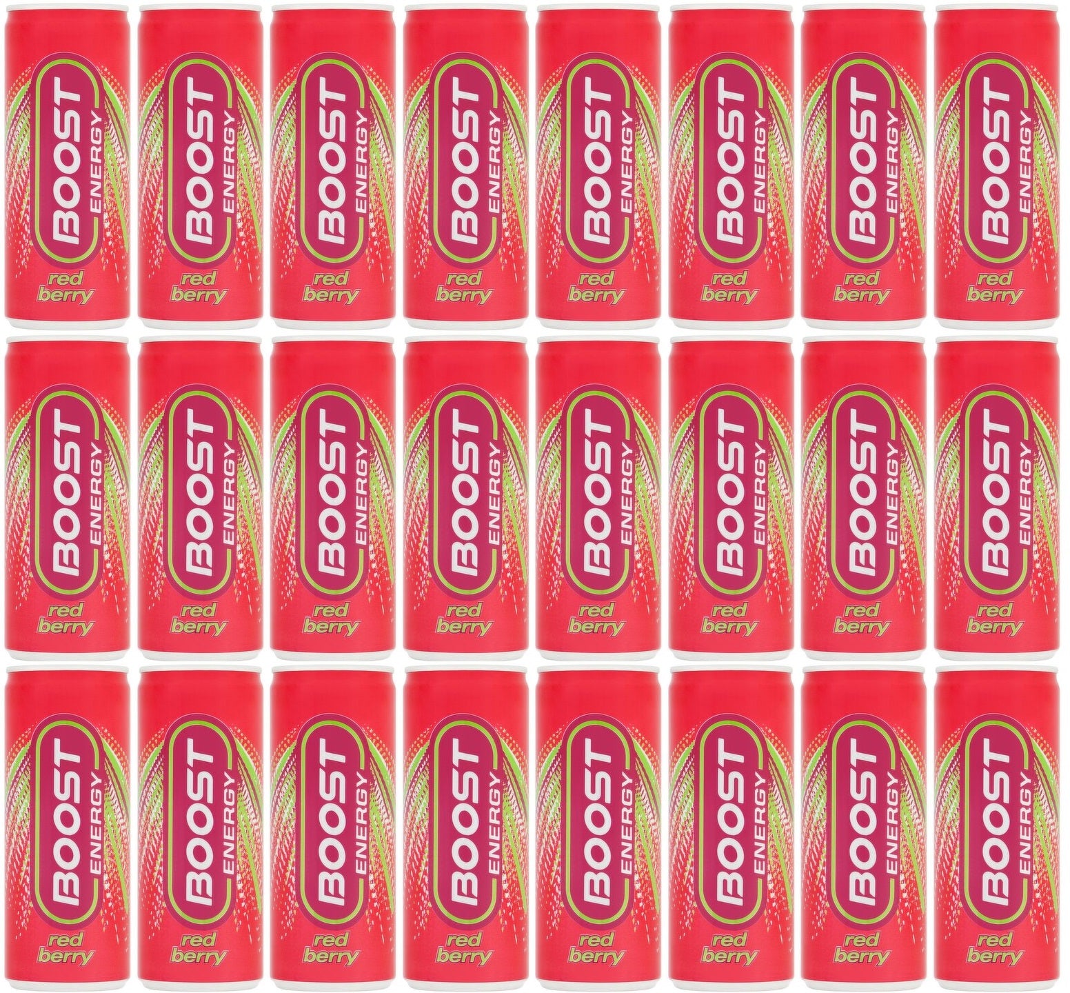 24 x Boost Energy Red Berry 250Ml