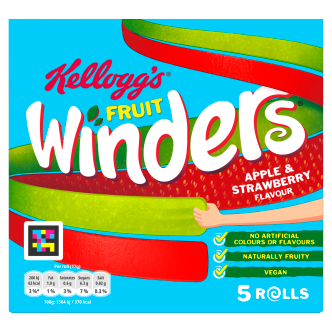 Fruit Winders Strawberry & Apple 5Pk 17GM