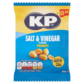 Kp Salt & Vinegar Peanuts - 65GM