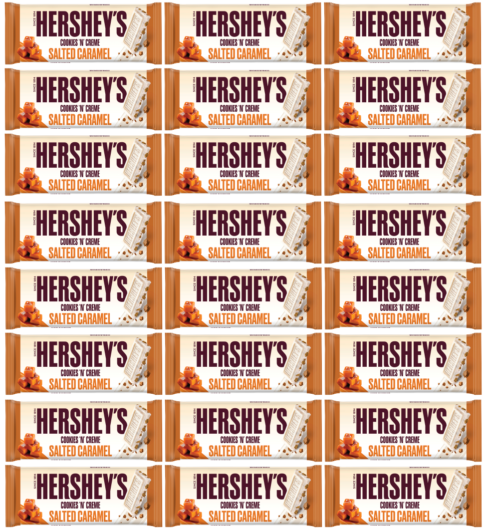 24 X Hershey Cookies & Creme Salted Caramel  90