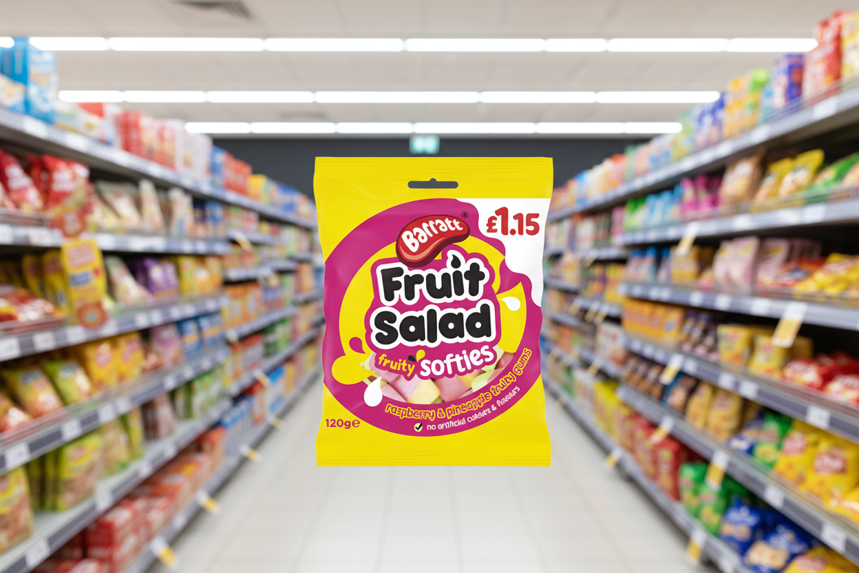 12 X Barratt Fruit Salad Softies 120G