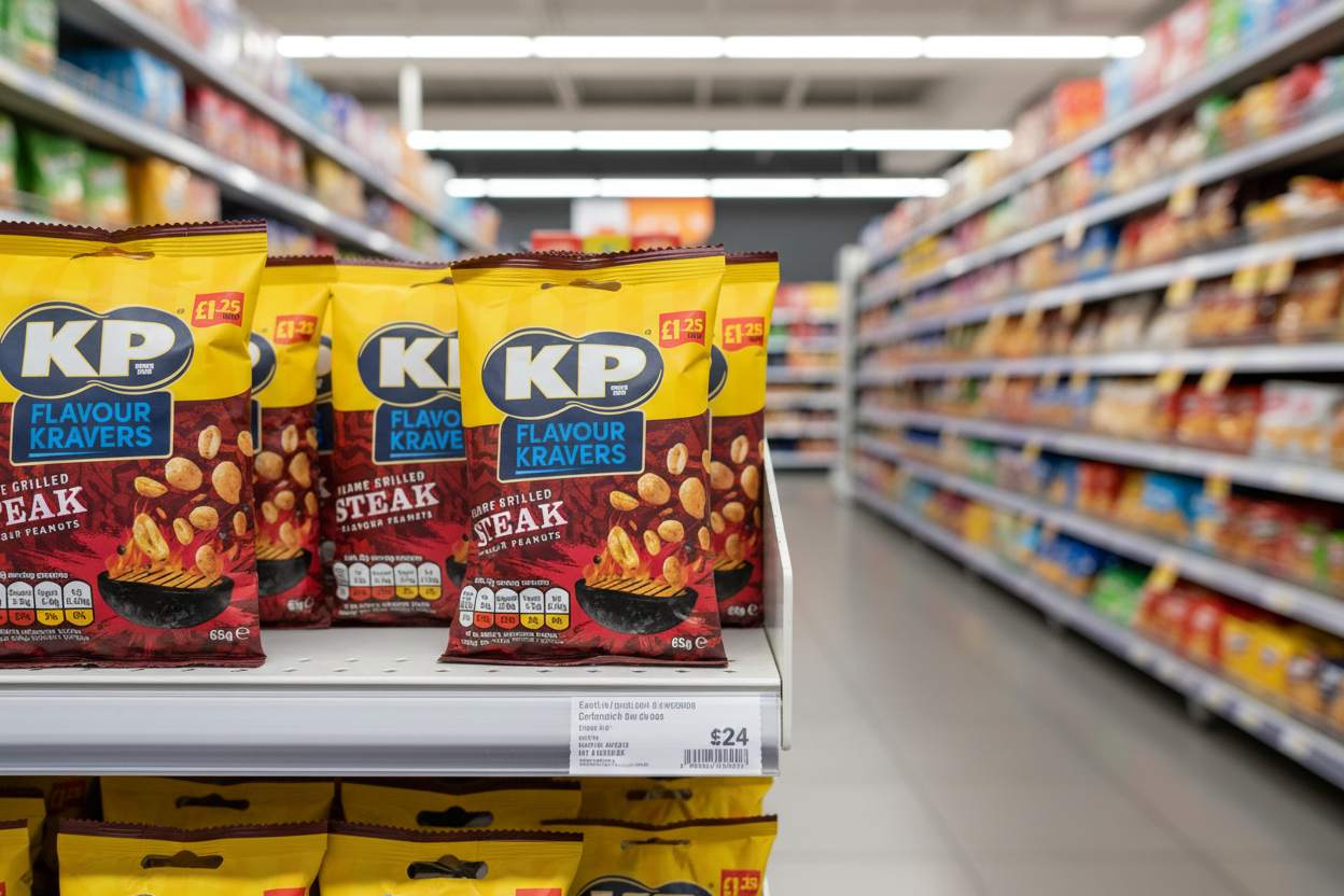 16 X Kp Flamed Grilled Steak Peanuts 55GM