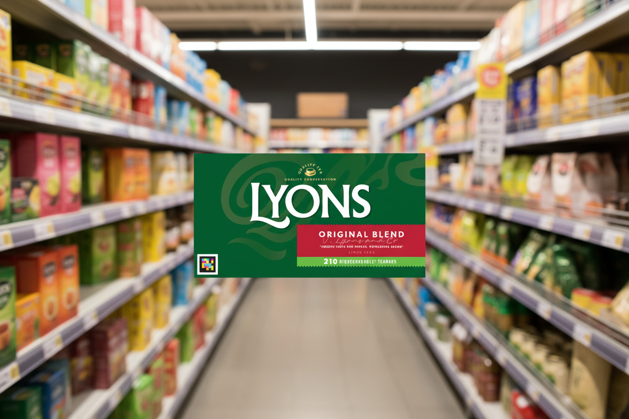 4 x Lyons Tea Original 210's - 609G