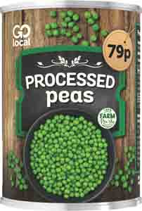 12 X Go Local Processed Peas - 400G