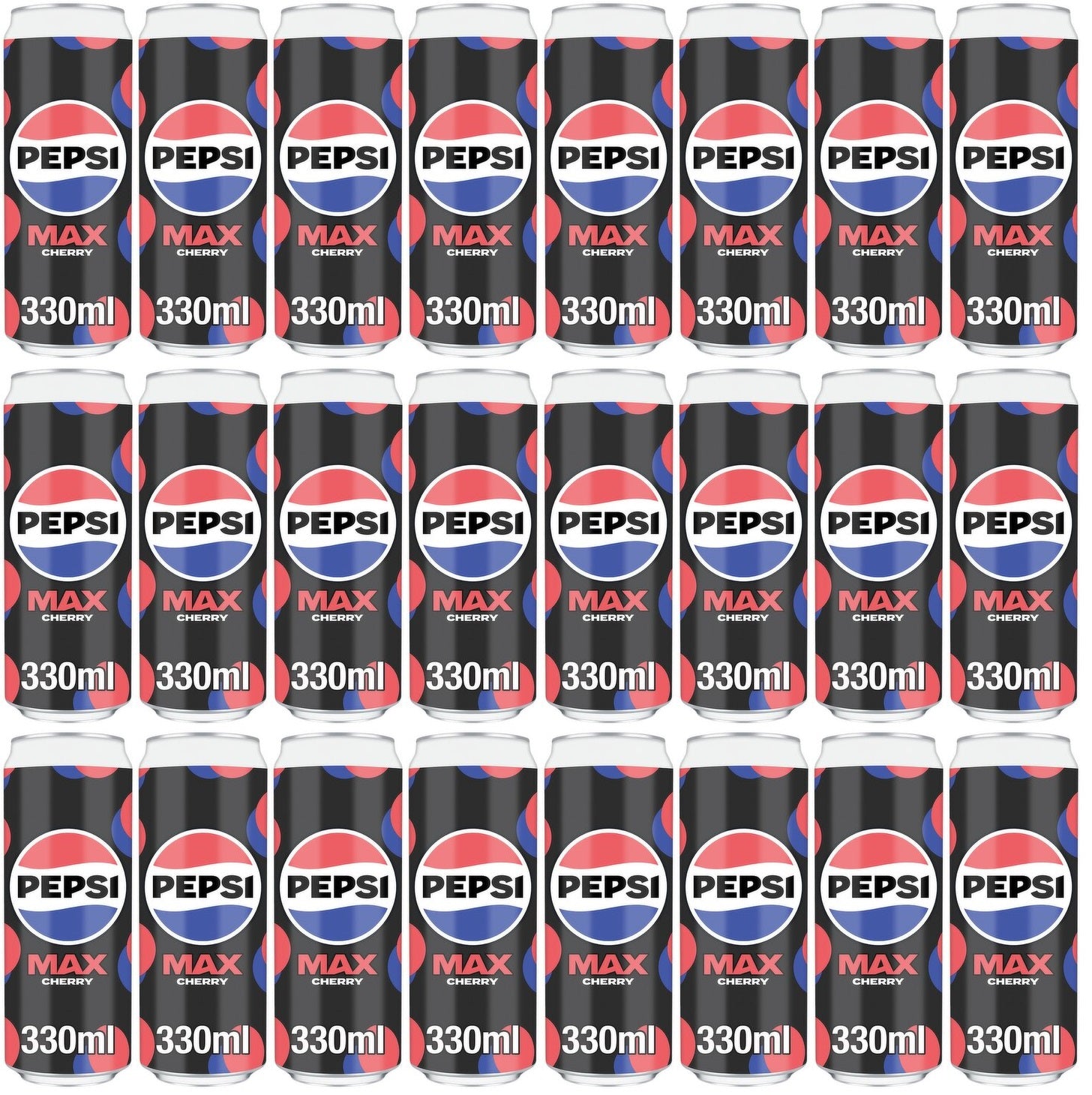 24 x Pepsi Max Cherry 330Ml