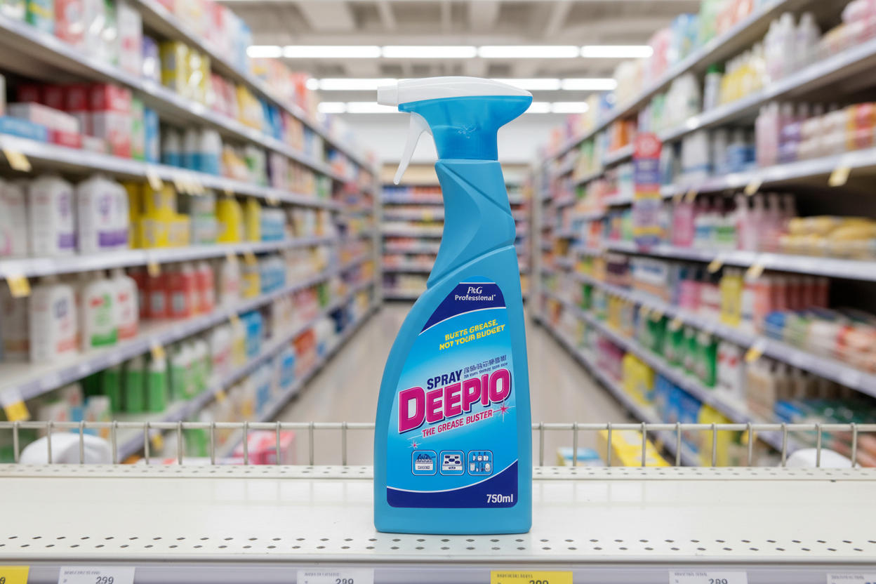 Deepio Professional Kitchen Degreaser Spray 750Ml