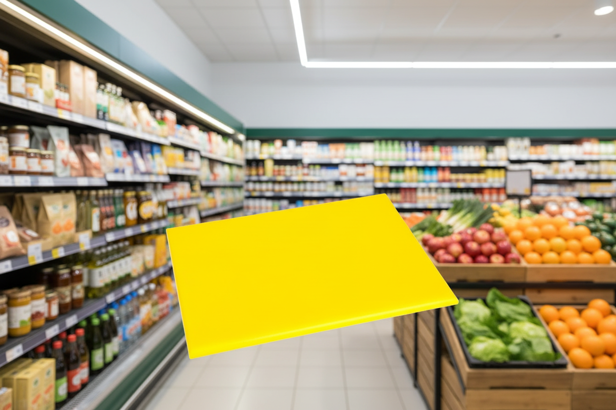 Hygiplas High Density Yellow Chopping Board Sml 229X305X12Mm
