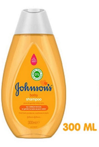 6 x Johnson's Baby Shampoo Without Dyes Sulphates & Soap 300 Ml