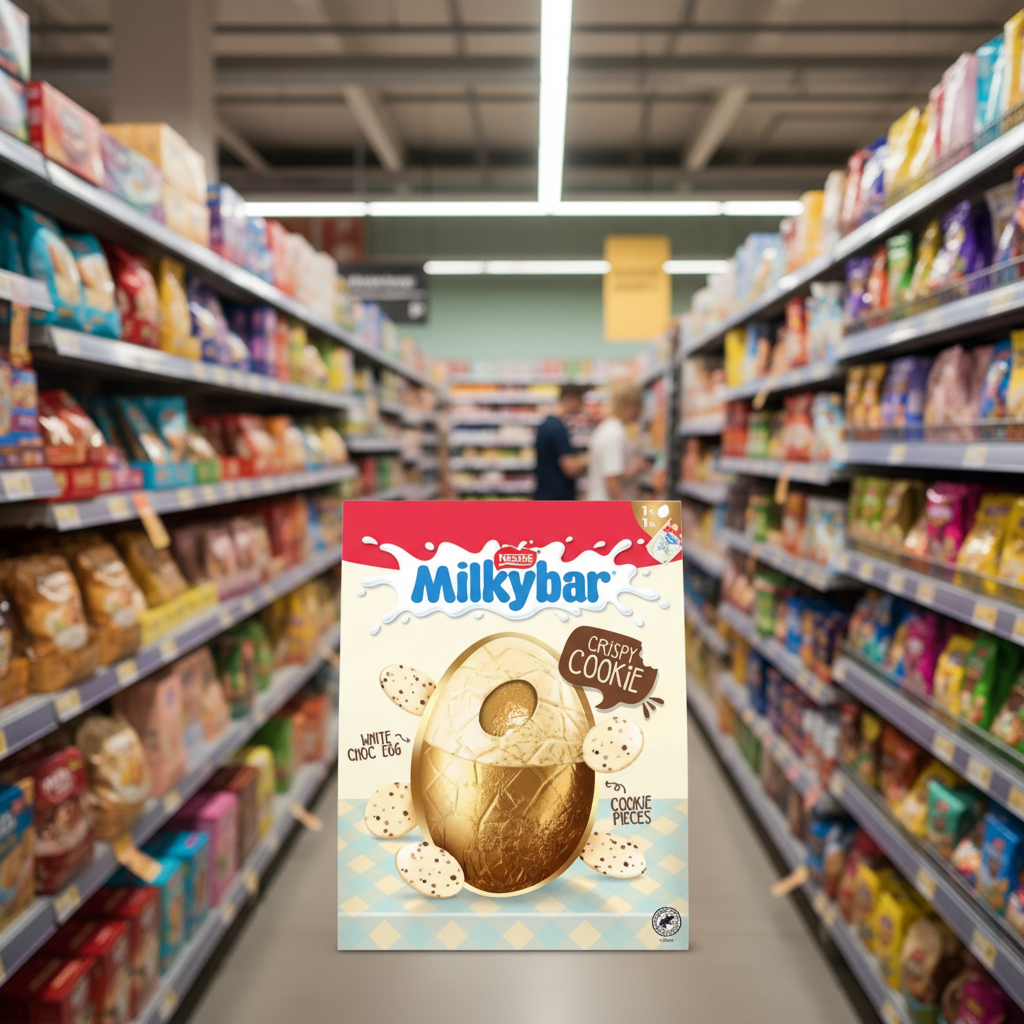 4 X Milkybar Cookie Giant Egg - 236Gm