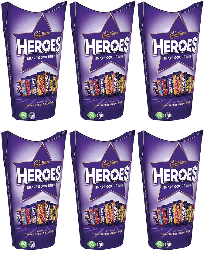6 x Cadbury Heroes Chocolate Carton 290G