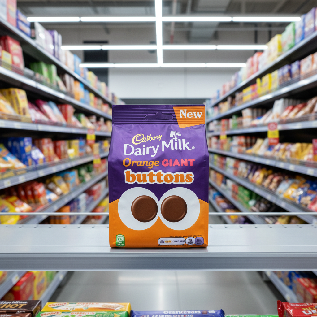 10 x Cadbury Dairy Milk Buttons Orange 110G