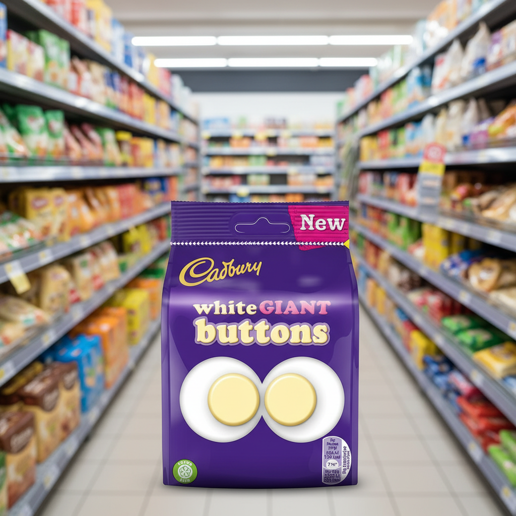 10 x Cadbury White Buttons 110G