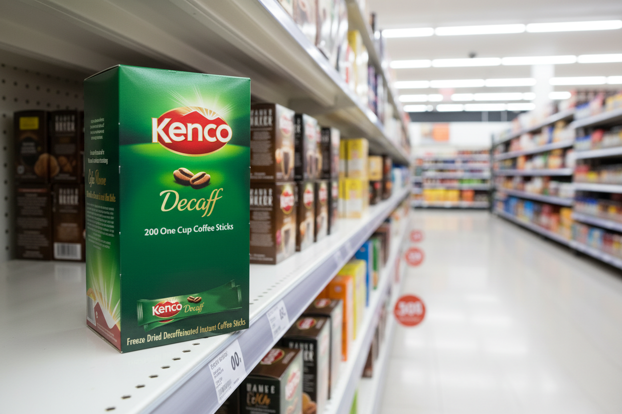 200 x Kenco Decaff Instant Coffee Stickpacks X200