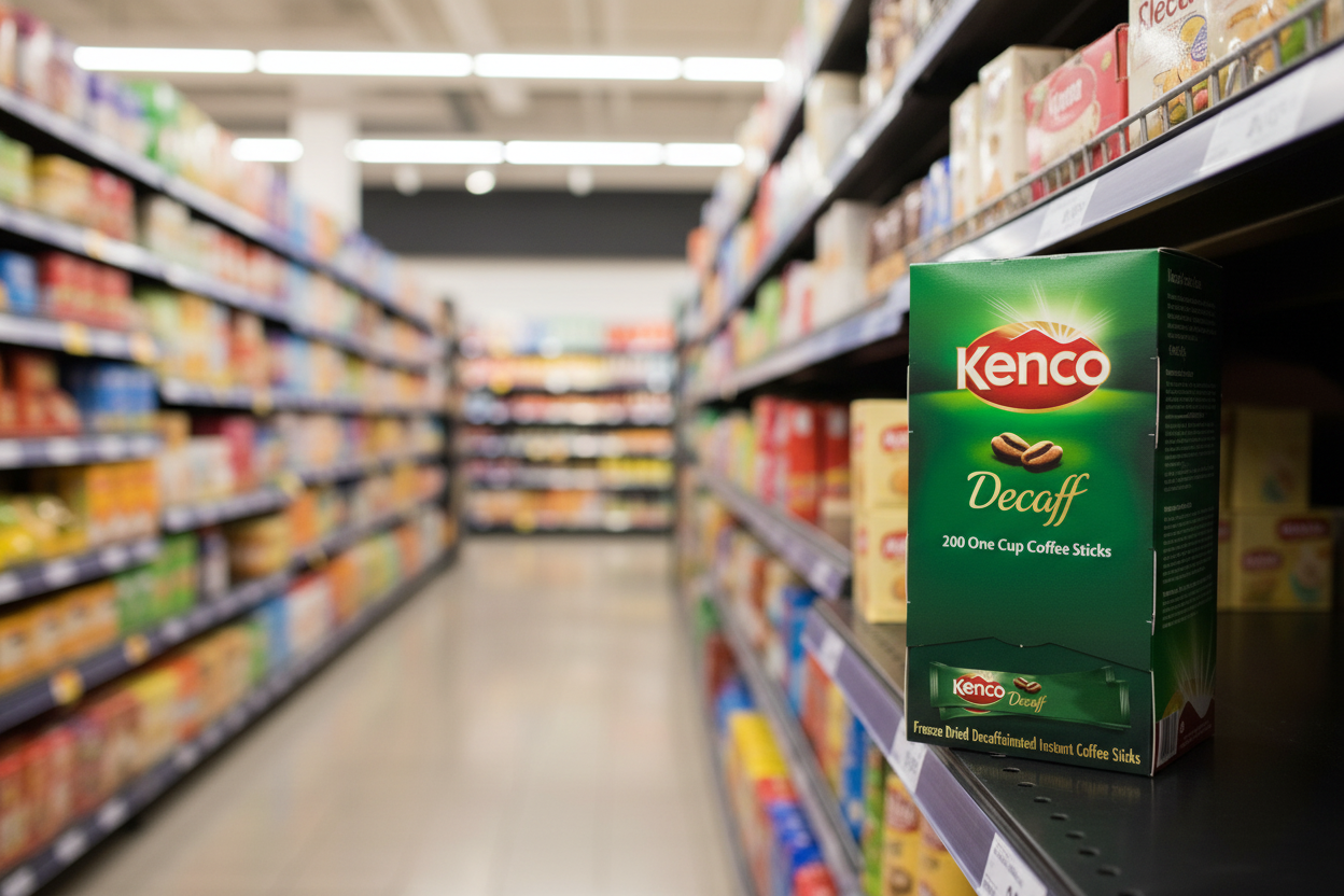 200 x Kenco Decaff Instant Coffee Stickpacks X200