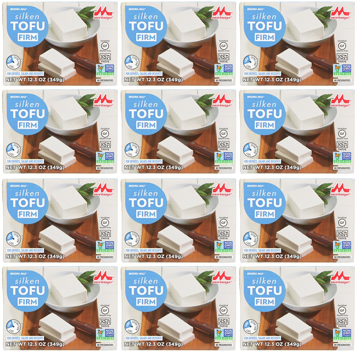 12 x Morinaga Mori-Nu Tofu 349G