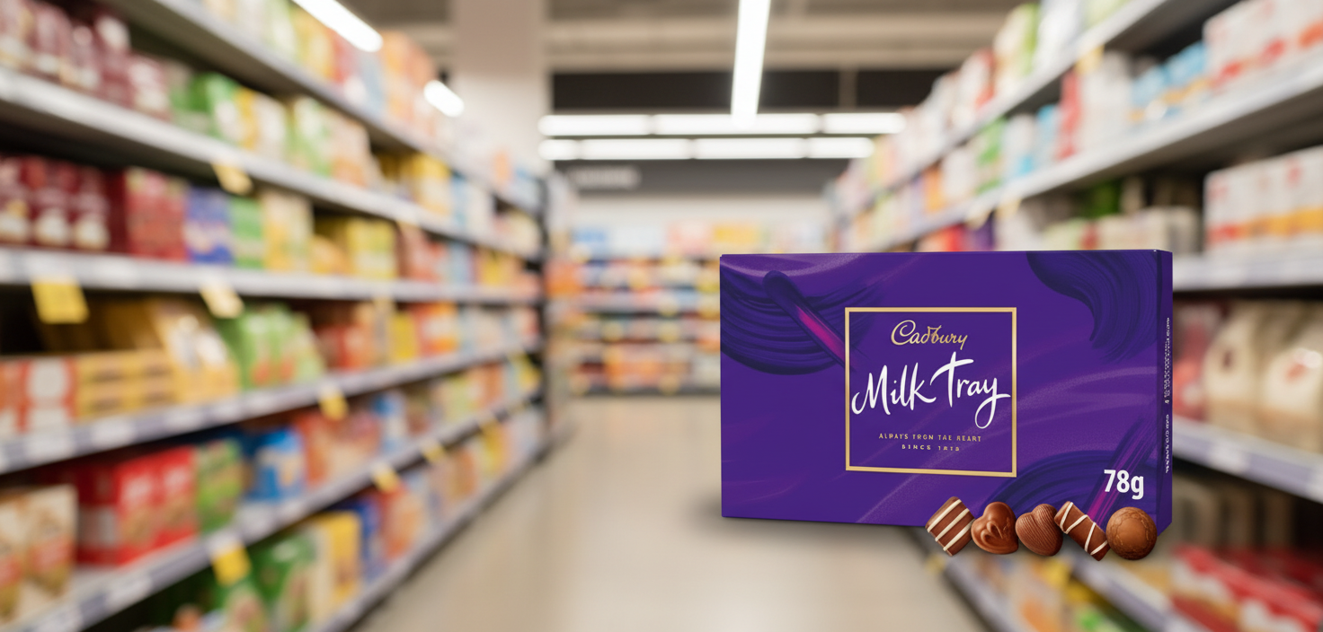 22 x Cadbury Milk Tray Small Box Chocolates - 78GM