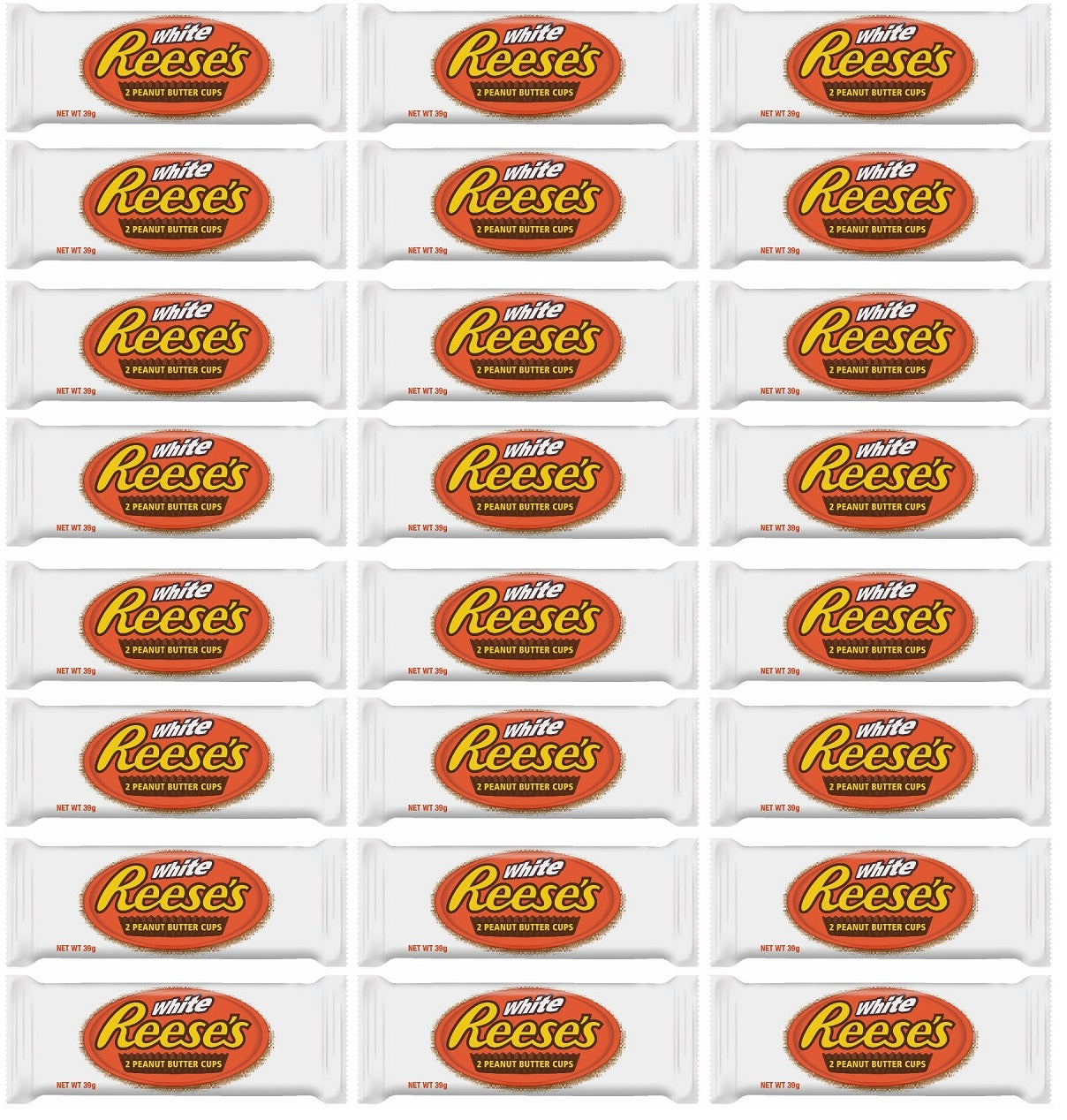 24 x Reese's 2 White Peanut Butter Cups 39.5G