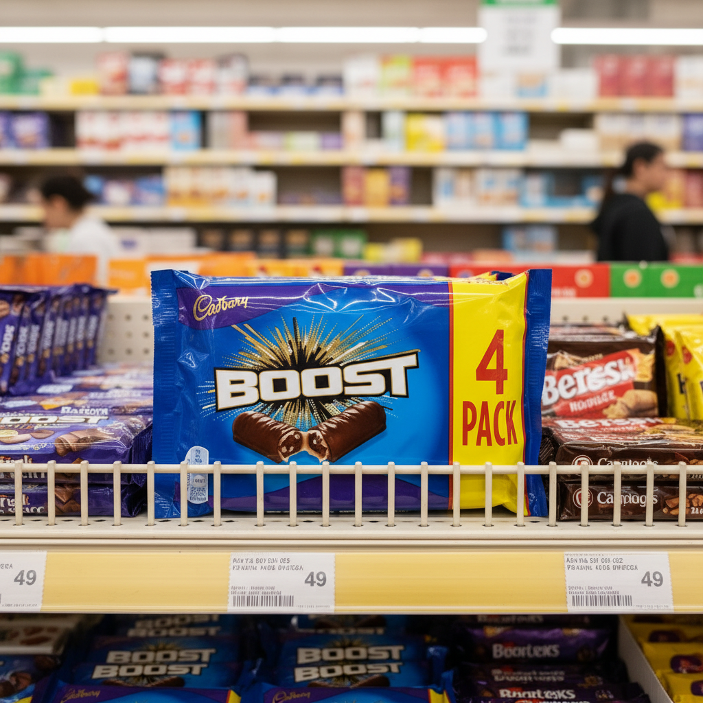 12 x Cadbury Boost Bars 4 X 31.5G (126G)