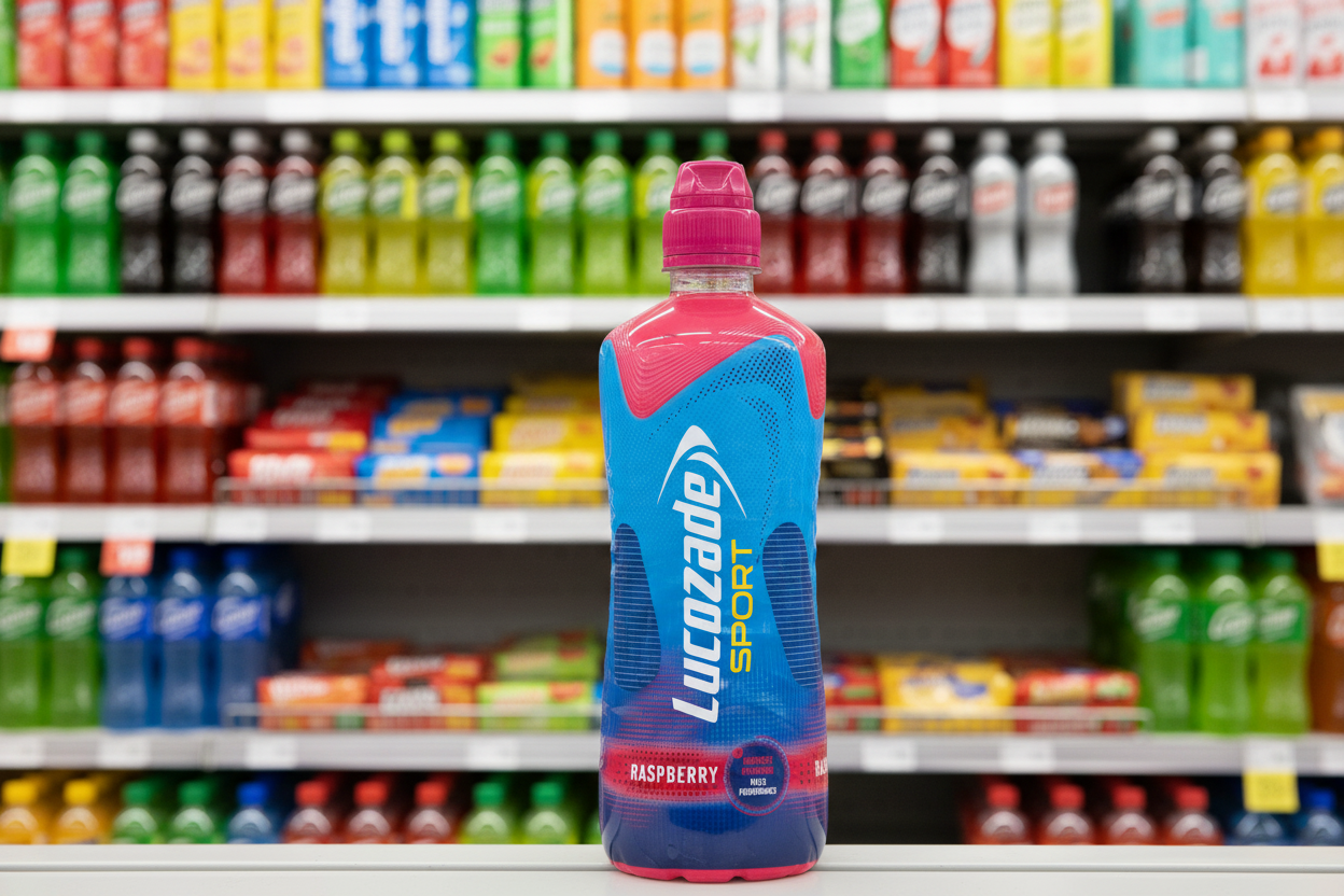 12 x Lucozade Sport Raspberry 750Ml
