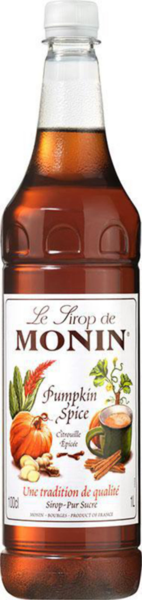 6 x Monin Pumpkin Spice  Syrup 1Lt