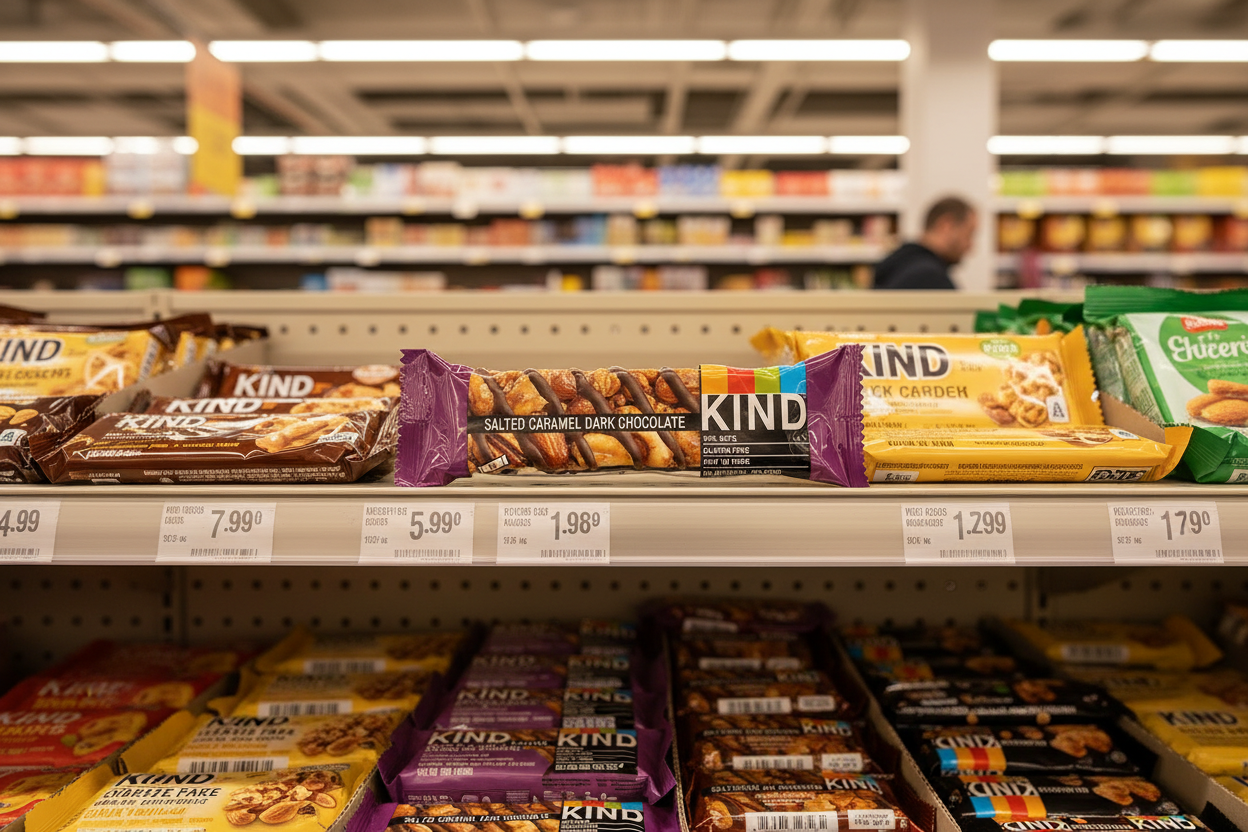 12 x Kind Salted Caramel Dark Chocolate Snack Bar 40G