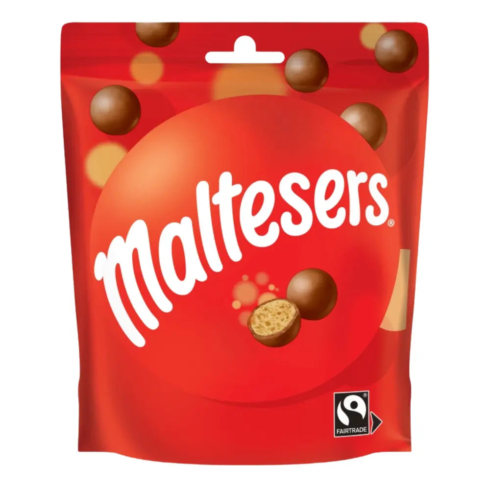 12 x Maltesers Milk Chocolate Pouch Bag - 93GM