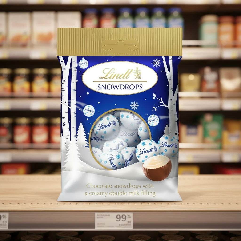 16 x Lindt Snowballs Milk Bag - 70GM